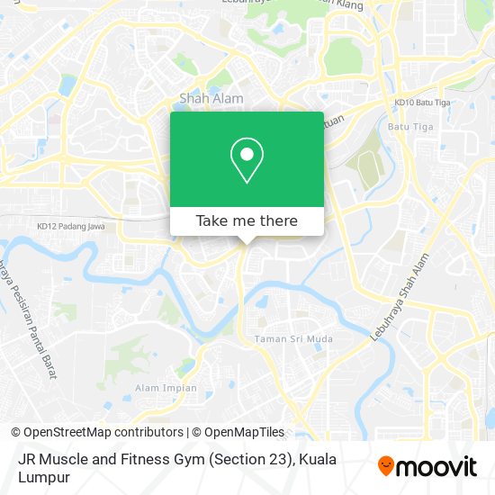 JR Muscle and Fitness Gym (Section 23) map