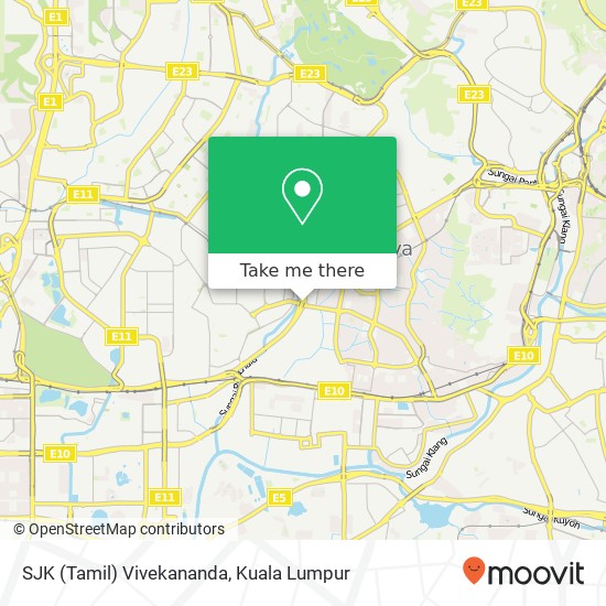 SJK (Tamil) Vivekananda map