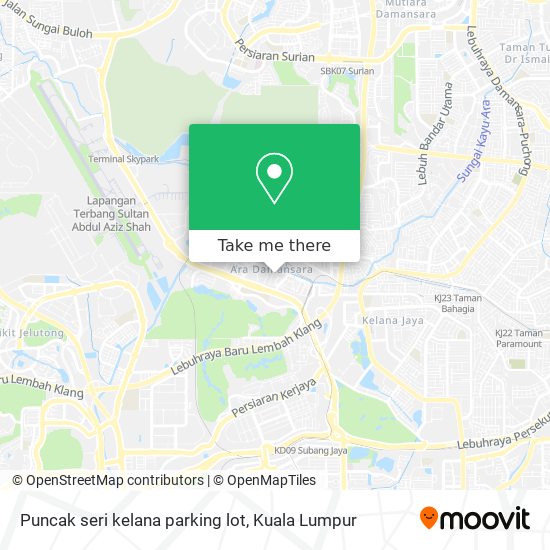 Puncak seri kelana parking lot map