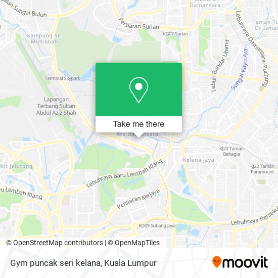 Peta Gym puncak seri kelana