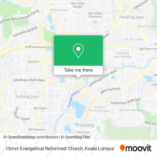 Christ Evangelical Reformed Church map