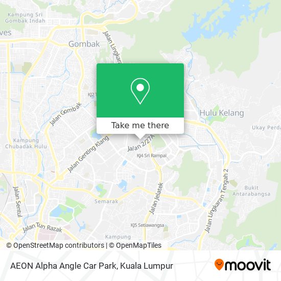 AEON Alpha Angle Car Park map