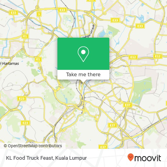 KL Food Truck Feast map