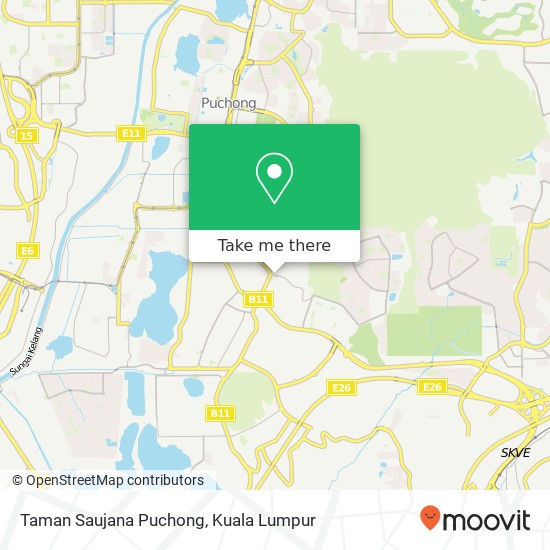 Peta Taman Saujana Puchong