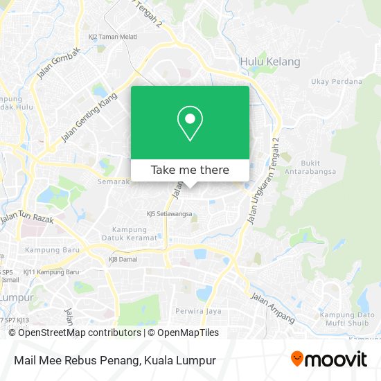 Mail Mee Rebus Penang map