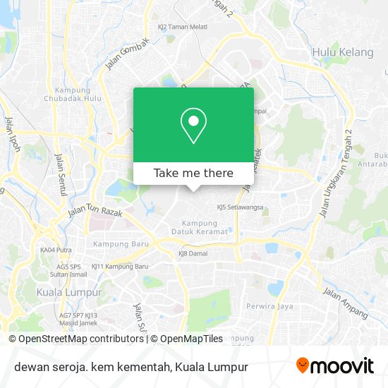 dewan seroja. kem kementah map