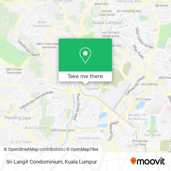 Sri Langit Condominium map