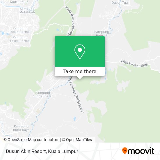 Dusun Akin Resort map