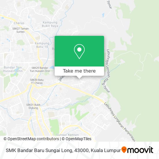 SMK Bandar Baru Sungai Long, 43000 map
