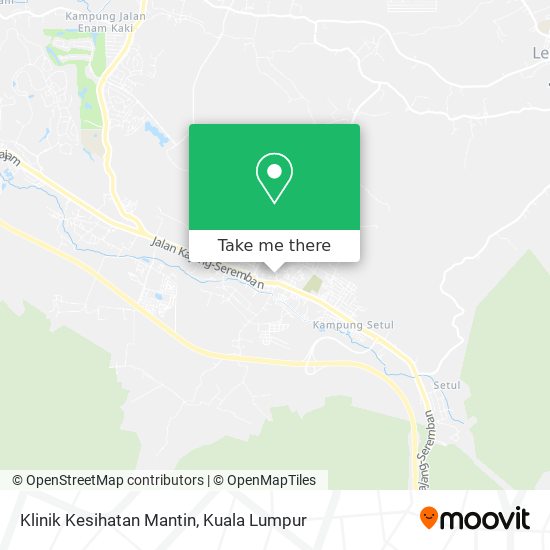 Peta Klinik Kesihatan Mantin