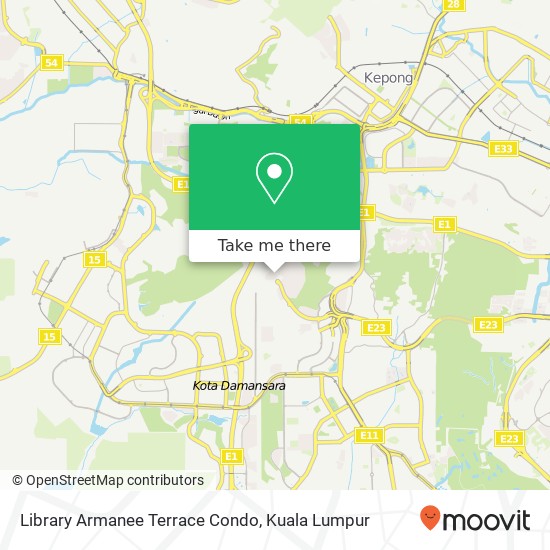 Library Armanee Terrace Condo map