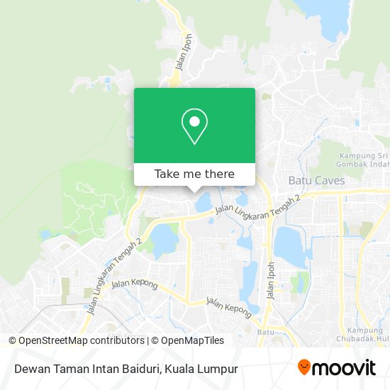 Peta Dewan Taman Intan Baiduri