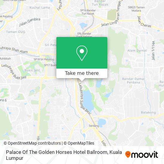 Palace Of The Golden Horses Hotel Ballroom map