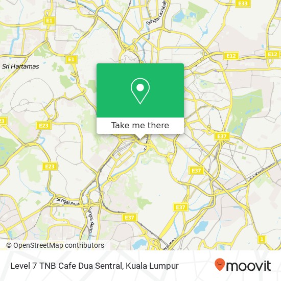 Peta Level 7 TNB Cafe Dua Sentral