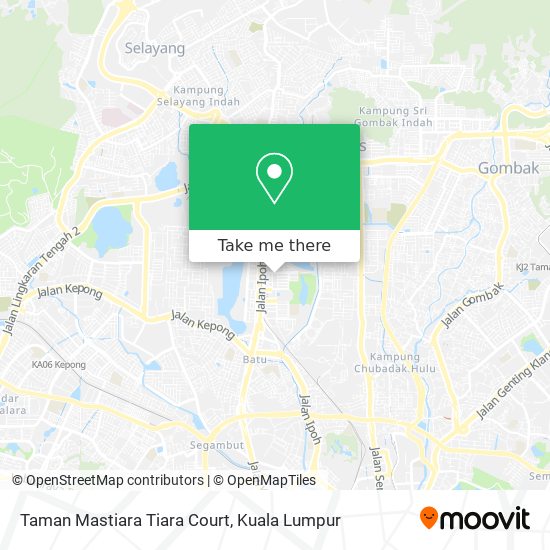 Taman Mastiara Tiara Court map