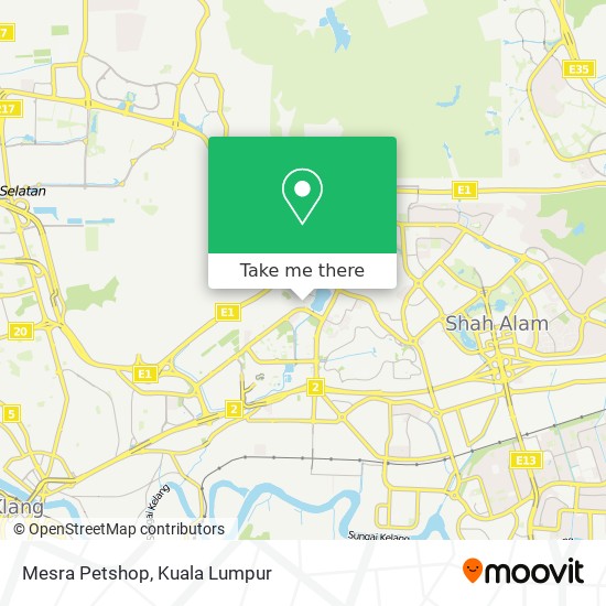 Mesra Petshop map