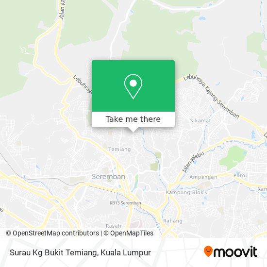 Peta Surau Kg Bukit Temiang