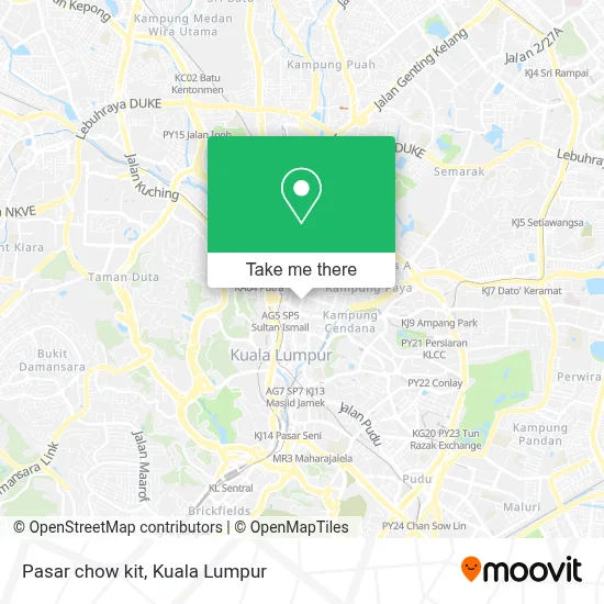Pasar chow kit map