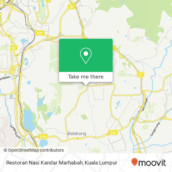 Restoran Nasi Kandar Marhabah map