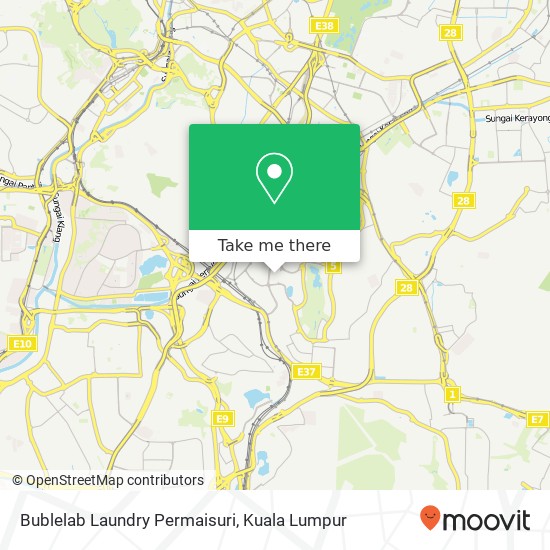 Bublelab Laundry Permaisuri map