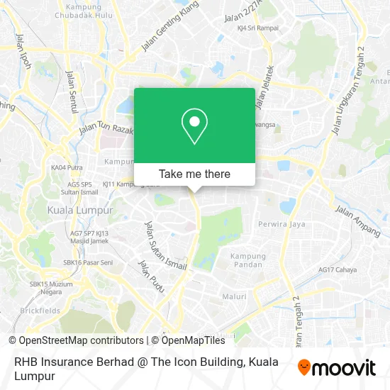 RHB Insurance Berhad @ The Icon Building map