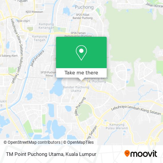 Peta TM Point Puchong Utama