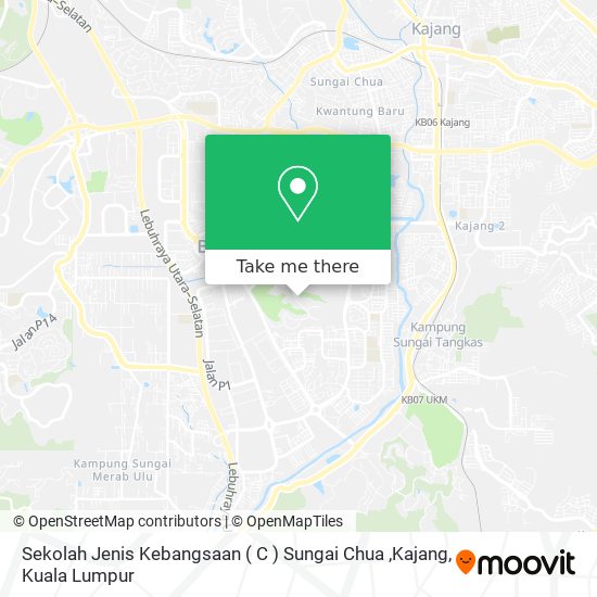 Sekolah Jenis Kebangsaan ( C ) Sungai Chua ,Kajang map