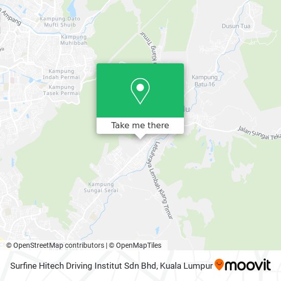 Surfine Hitech Driving Institut Sdn Bhd map