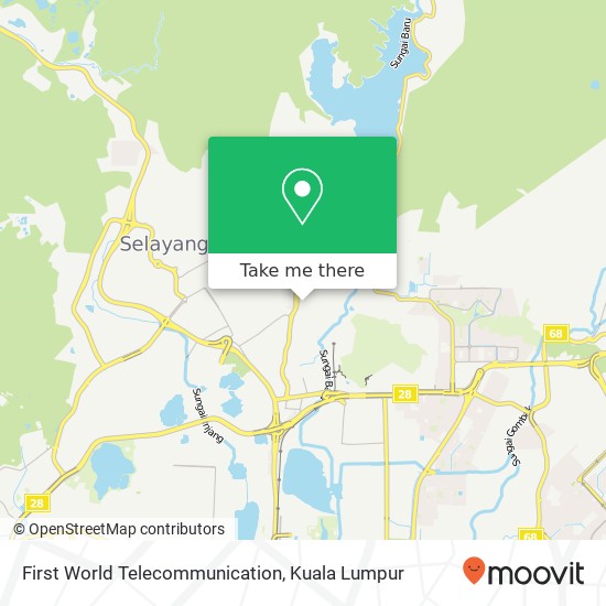 First World Telecommunication map