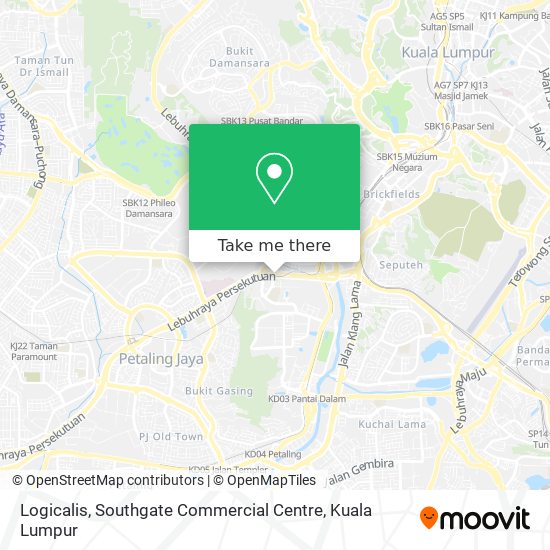 Logicalis, Southgate Commercial Centre map