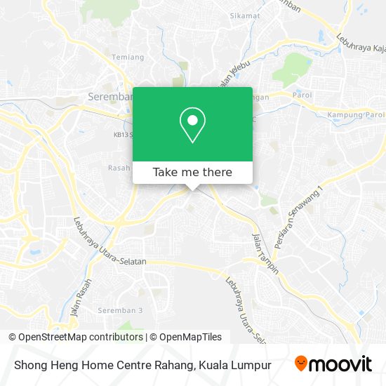 Shong Heng Home Centre Rahang map