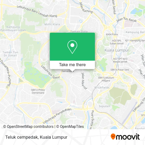 Teluk cempedak map