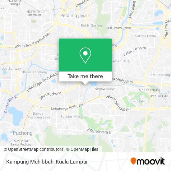 Kampung Muhibbah map