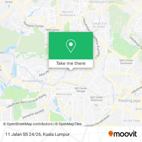 11 Jalan SS 24/26 map