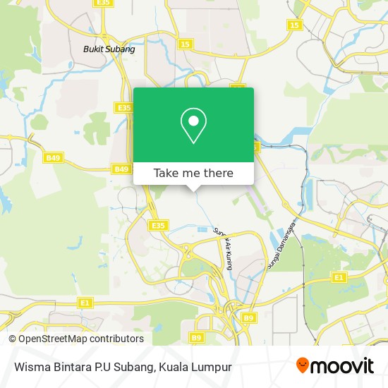Wisma Bintara P.U Subang map