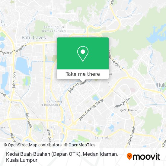 Kedai Buah-Buahan (Depan OTK), Medan Idaman map