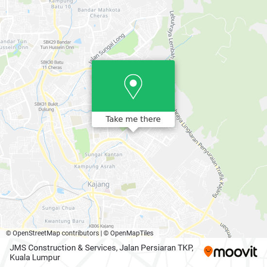 JMS Construction & Services, Jalan Persiaran TKP map