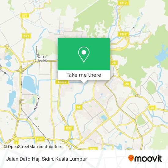 Jalan Dato Haji Sidin map