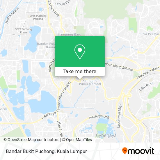 Peta Bandar Bukit Puchong