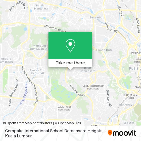 Cempaka International School Damansara Heights map