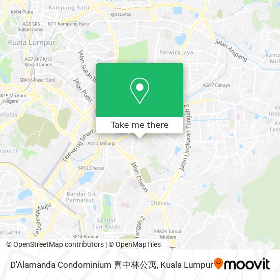 D'Alamanda Condominium 喜中林公寓 map