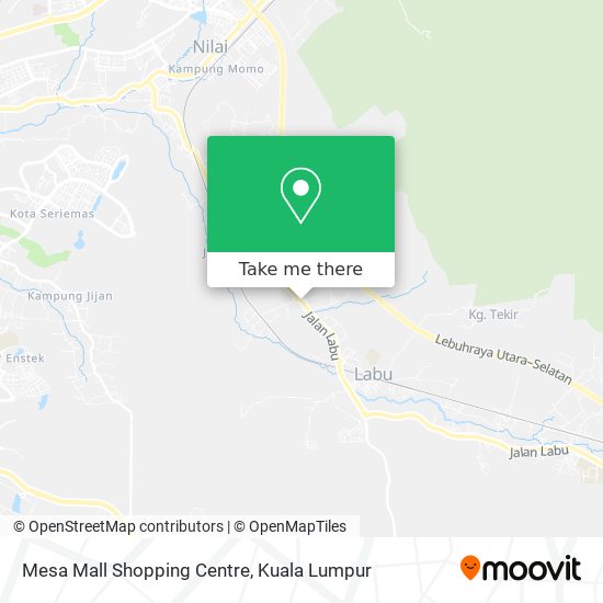Mesa Mall Shopping Centre map