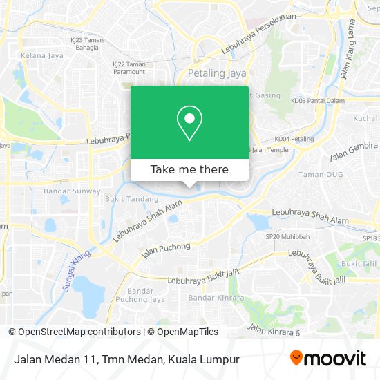 Jalan Medan 11, Tmn Medan map