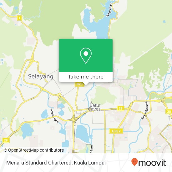 Menara Standard Chartered map