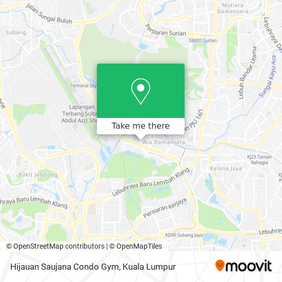 Hijauan Saujana Condo Gym map