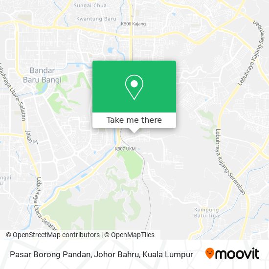 Pasar Borong Pandan, Johor Bahru map