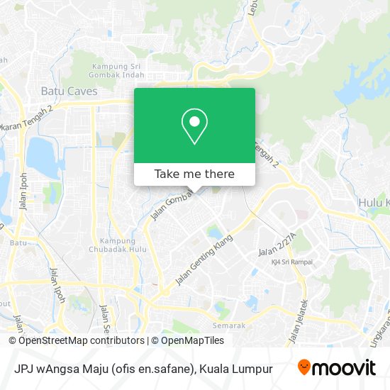 Peta JPJ wAngsa Maju (ofis en.safane)