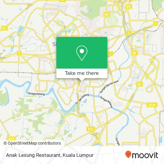 Anak Lesung Restaurant map