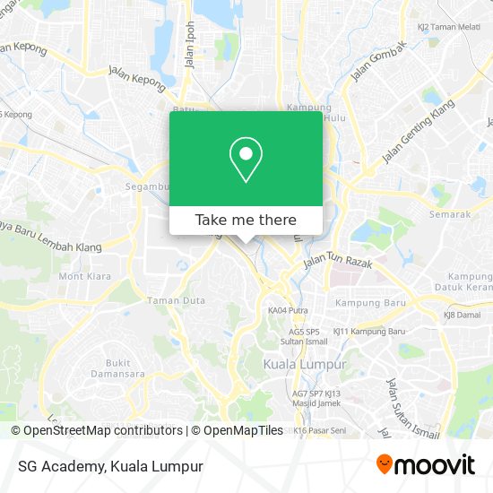SG Academy map