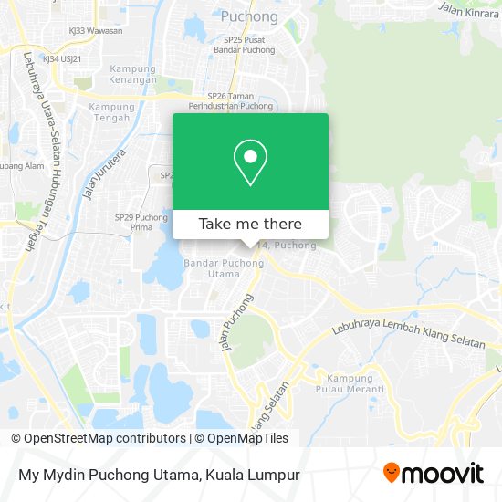 Peta My Mydin Puchong Utama